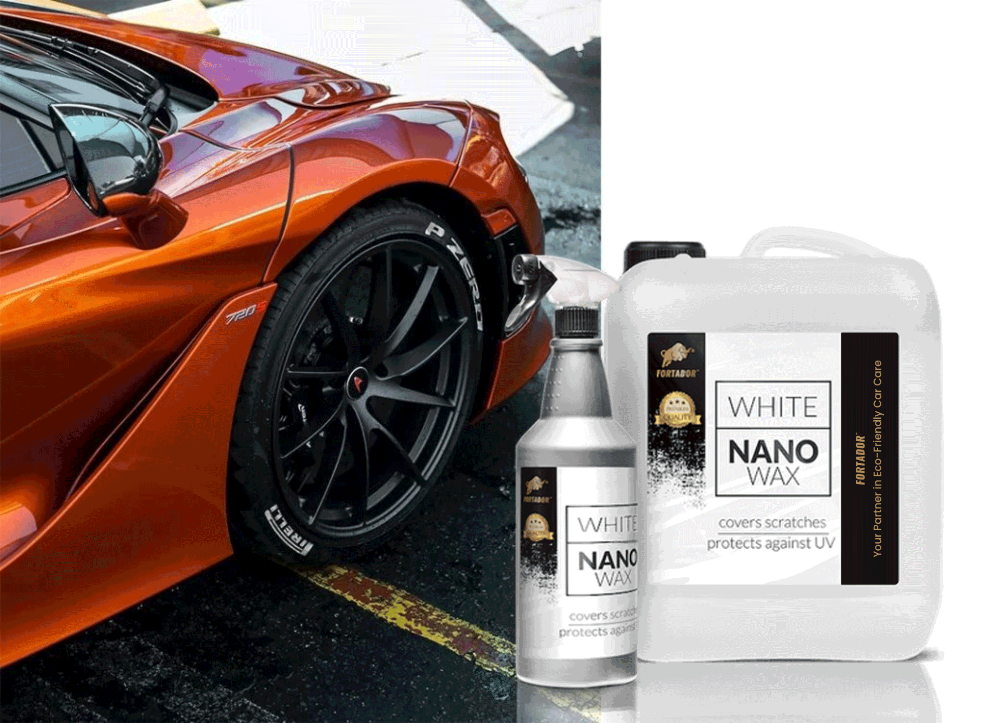 Fortador White Nano Wax with Ceramic Coating